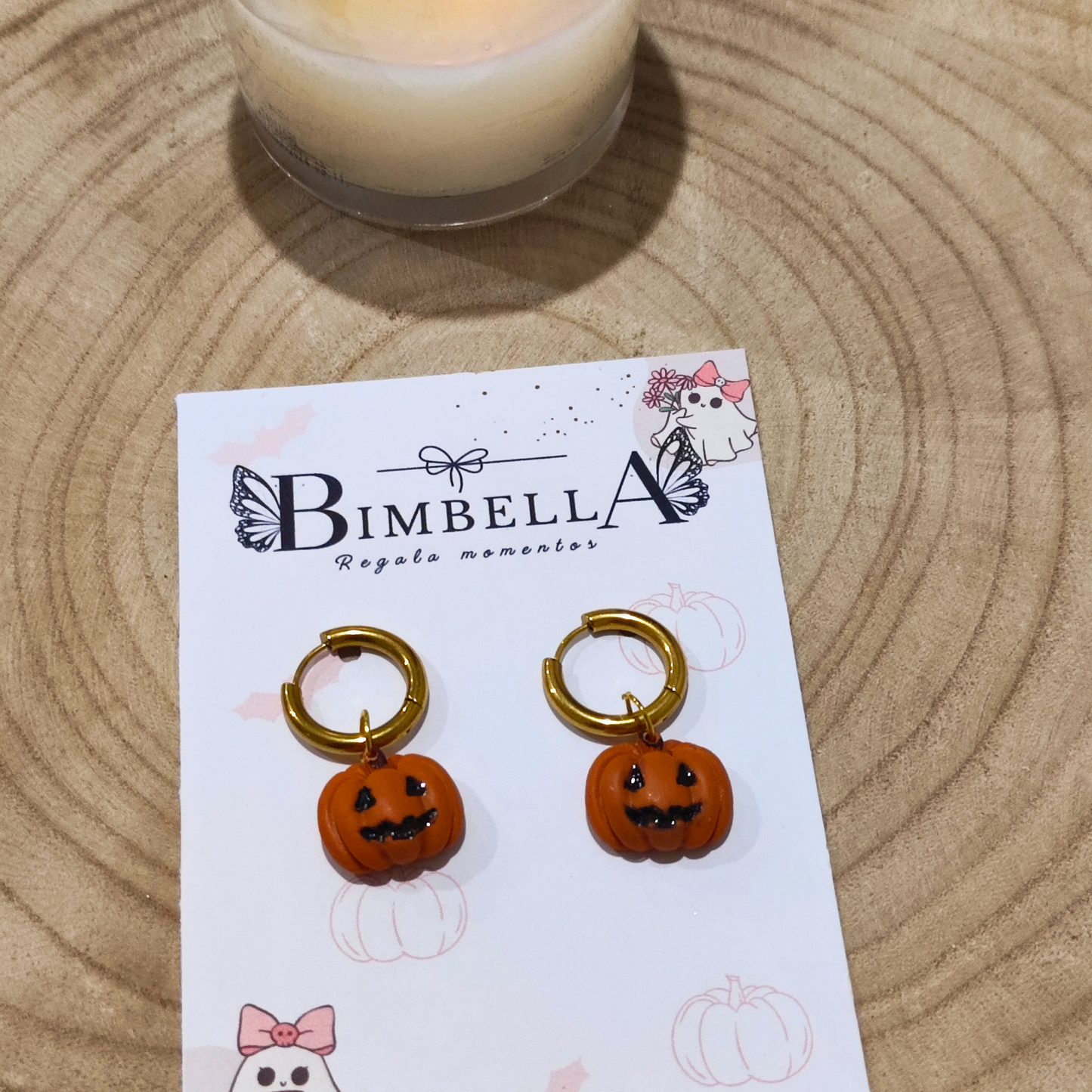 PENDIENTES PUMPKIN ARO