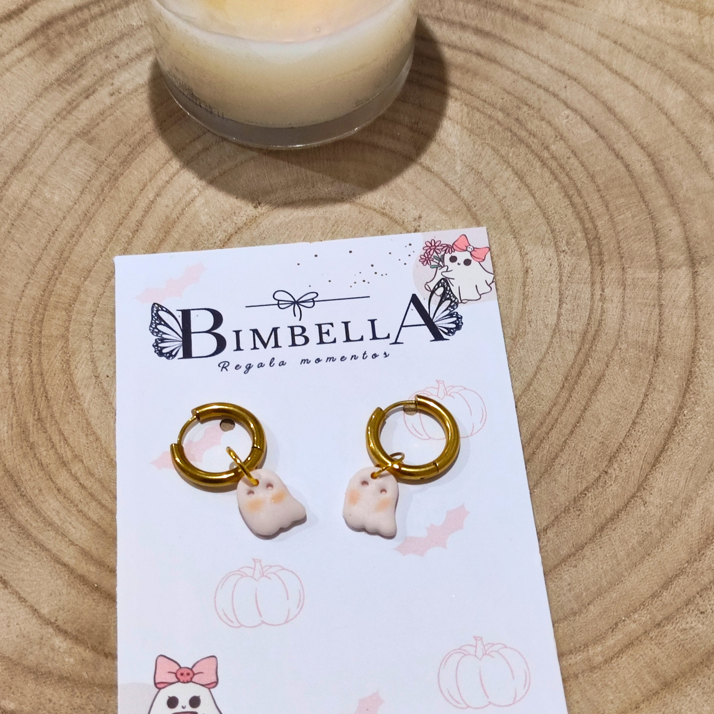 PENDIENTES MINI BOO ARO