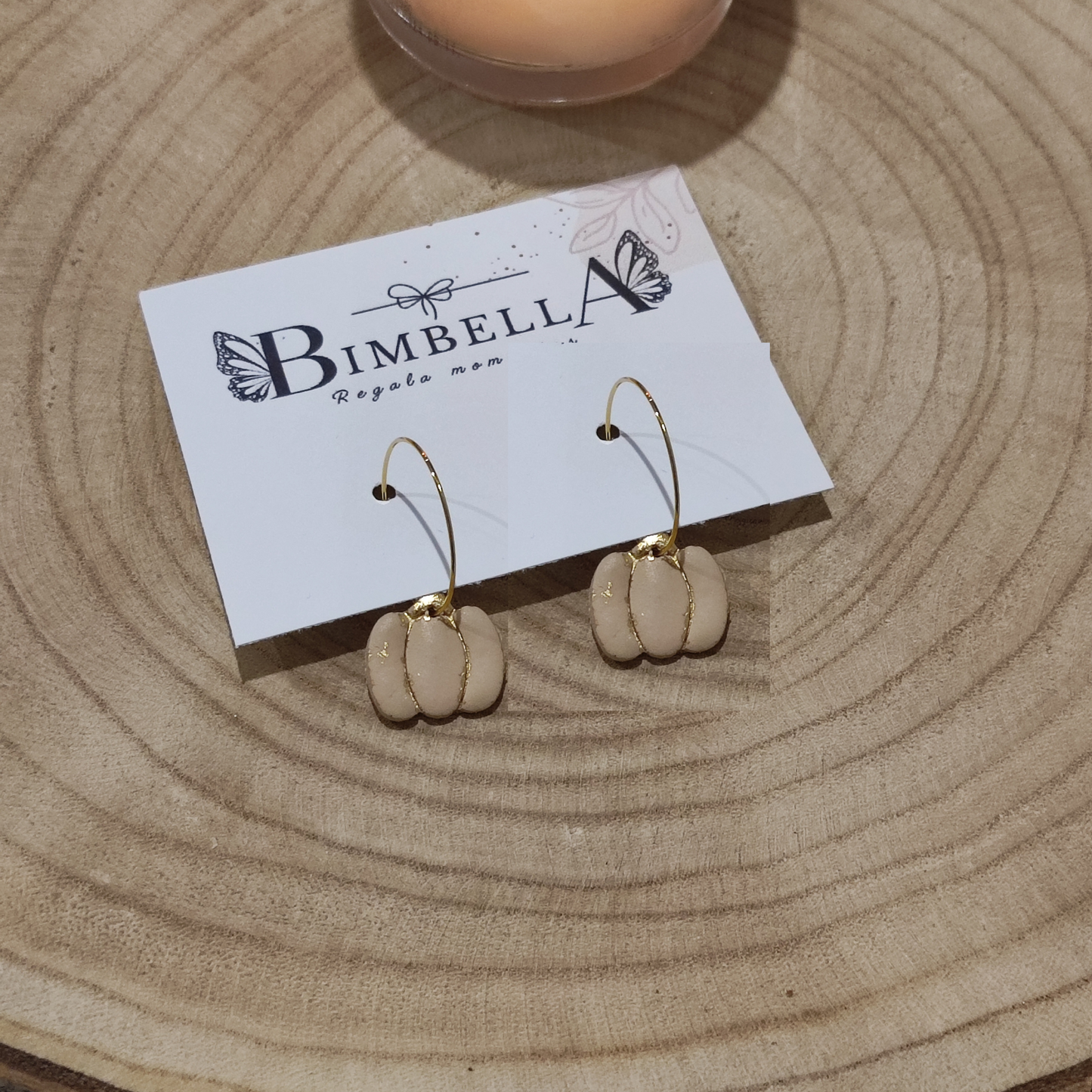 PENDIENTES CALABAZA GOLD ARO