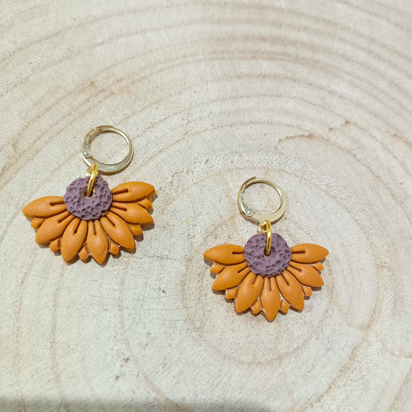 PENDIENTES GIRASOL