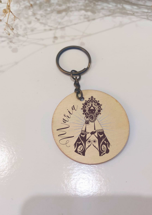 LLAVERO MADERA PERSONALIZADO LA MORENICA