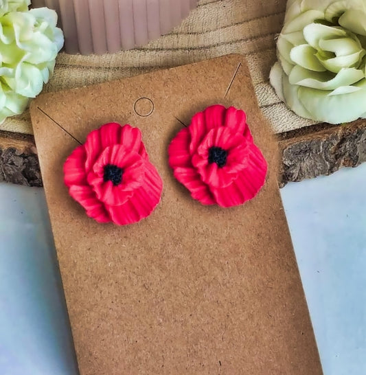 PENDIENTES AMAPOLA