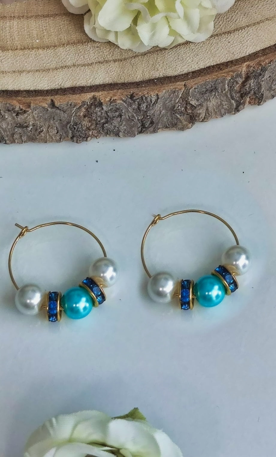 PENDIENTES ARO PERLITAS