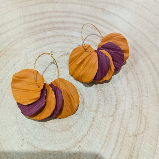 PENDIENTES PETALOS DE OTOÑO
