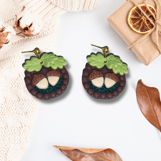 PENDIENTES BOSQUE DE OTOÑO