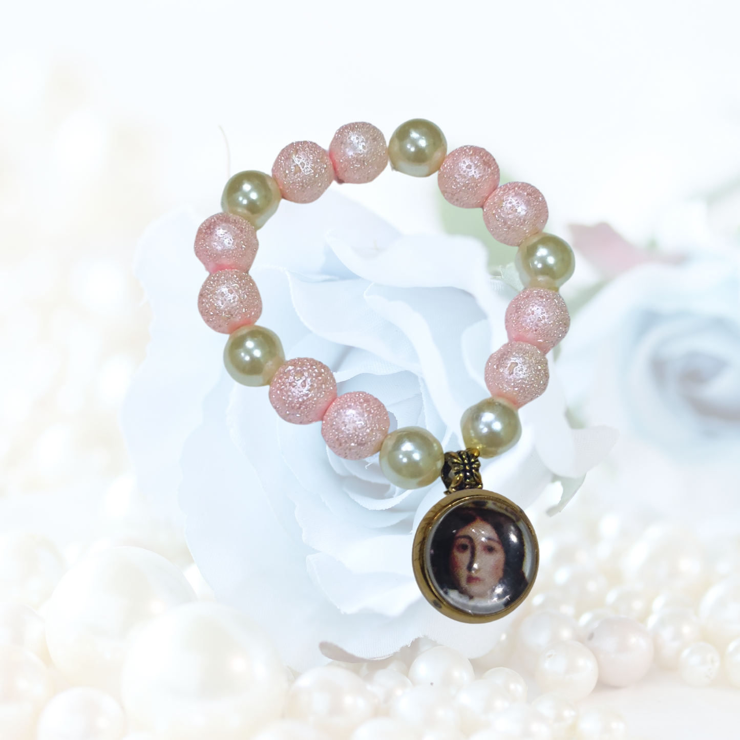PULSERA ROSA GRANDE