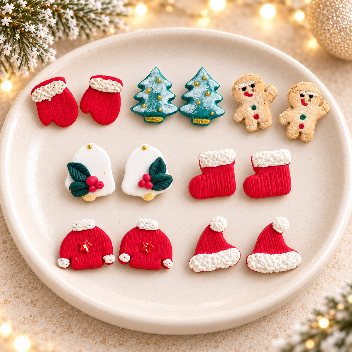 Pendientes Mini Navidad