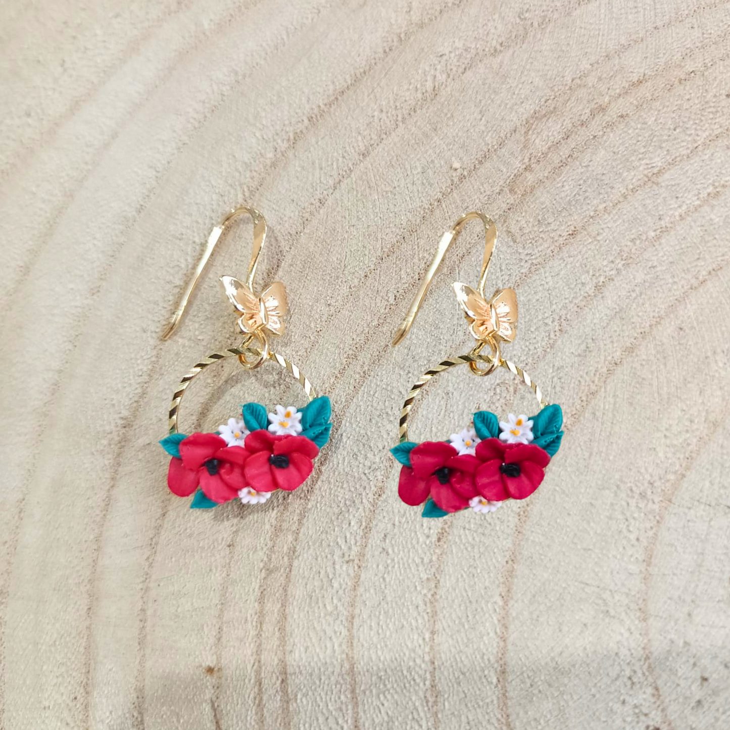 PENDIENTES ARO MARIPOSA