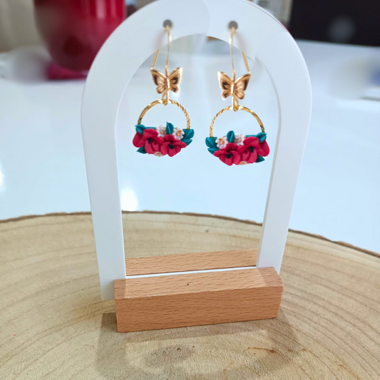 PENDIENTES ARO MARIPOSA