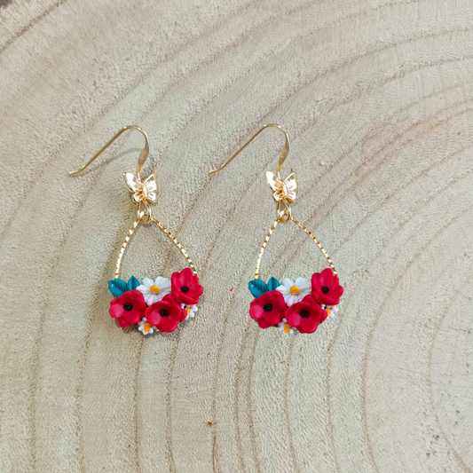 PENDIENTES LAGRIMA DE PRIMAVERA