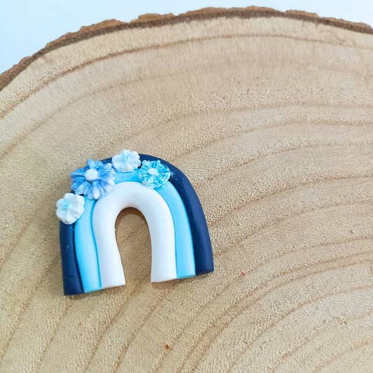 BROCHE ARCOIRIS AZUL