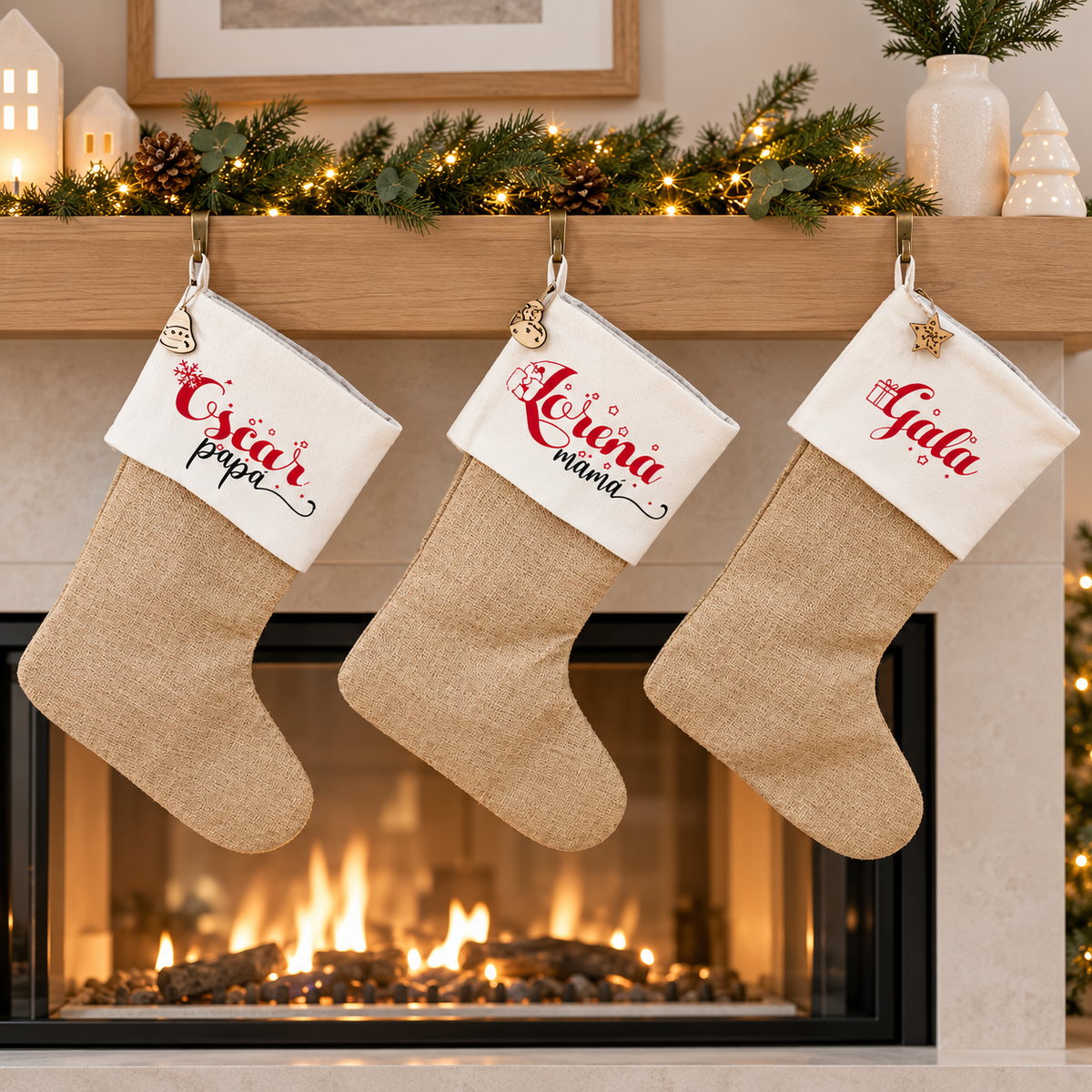 Calcetín Navidad Personalizado nombre