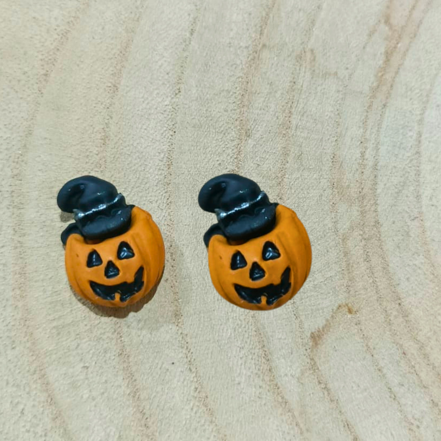 PENDIENTES CALABAZA SOMBRERO