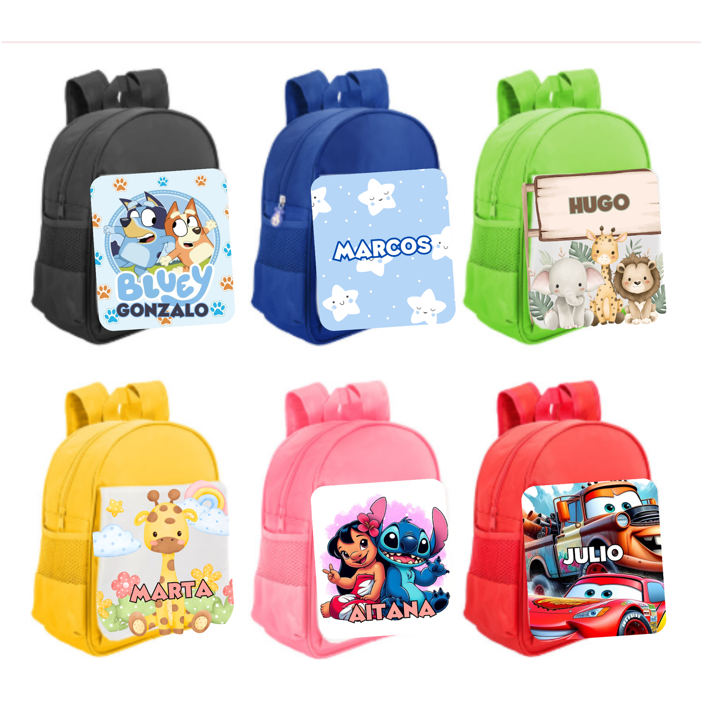MOCHILA PERSONALIZADA INFANTIL