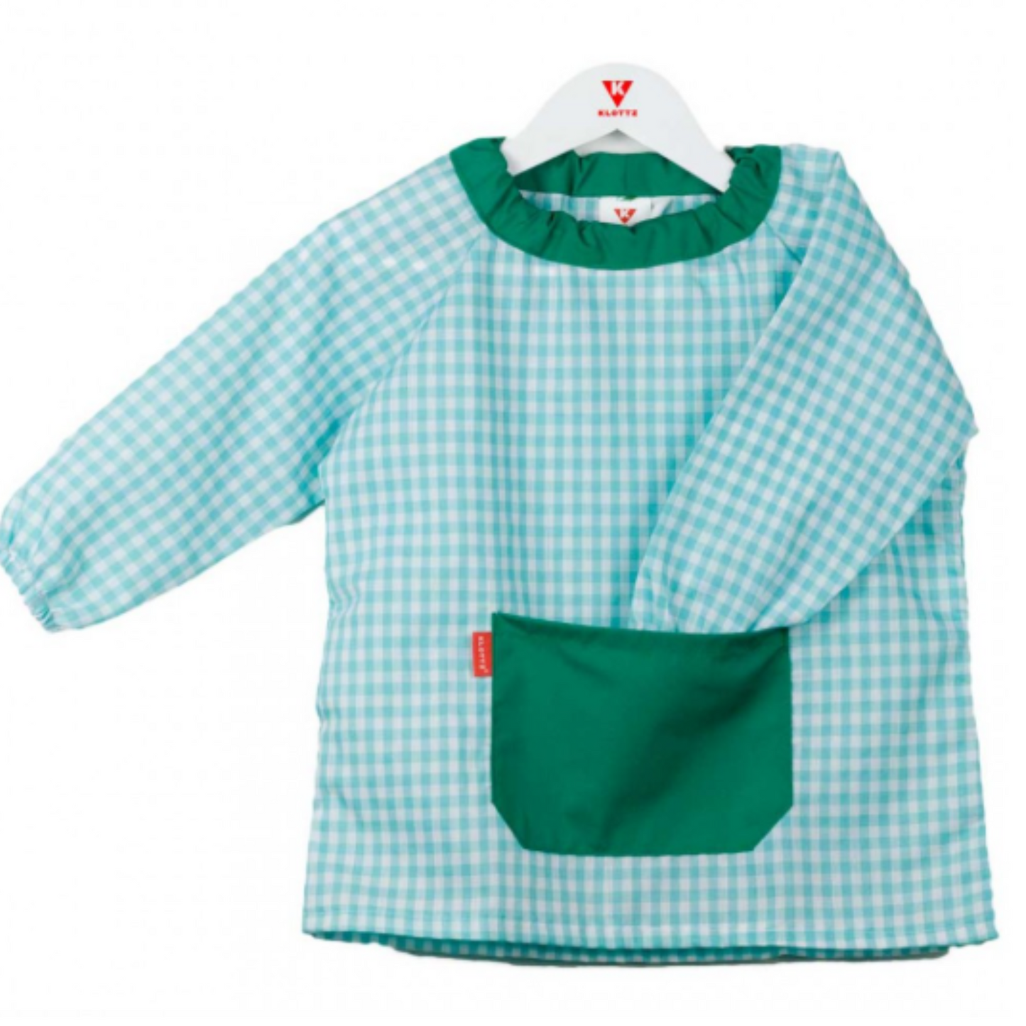 BABI/BATA ESCOLAR CUADROS S/BOTONES PERSONALIZADO