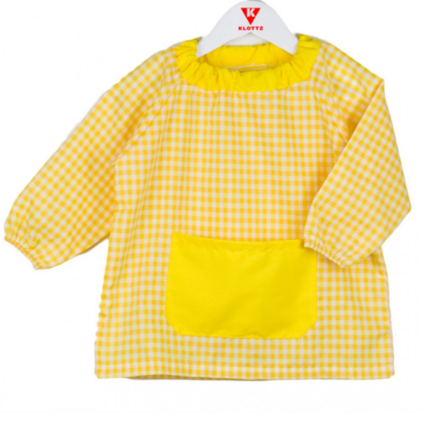 BABI/BATA ESCOLAR CUADROS S/BOTONES PERSONALIZADO