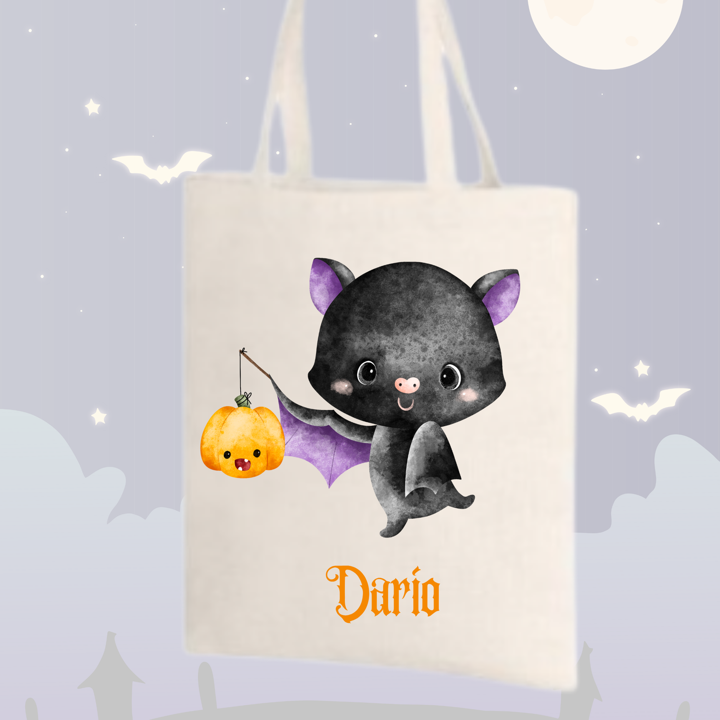 BOLSA TOTE PERSONALIZADA HALLOWEEN