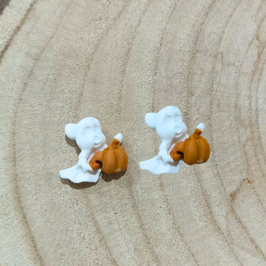 PENDIENTES FANTASMA CALABAZA