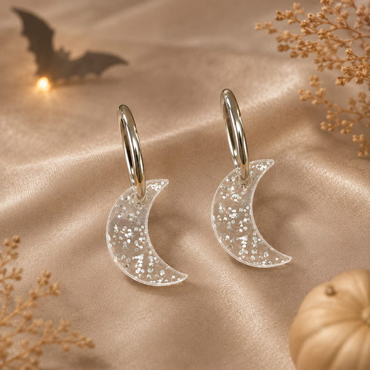 Pendientes Luna Brillante