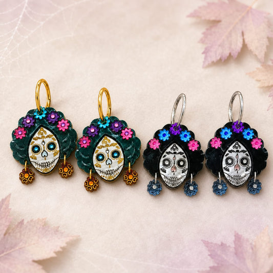 Pendientes Catrina