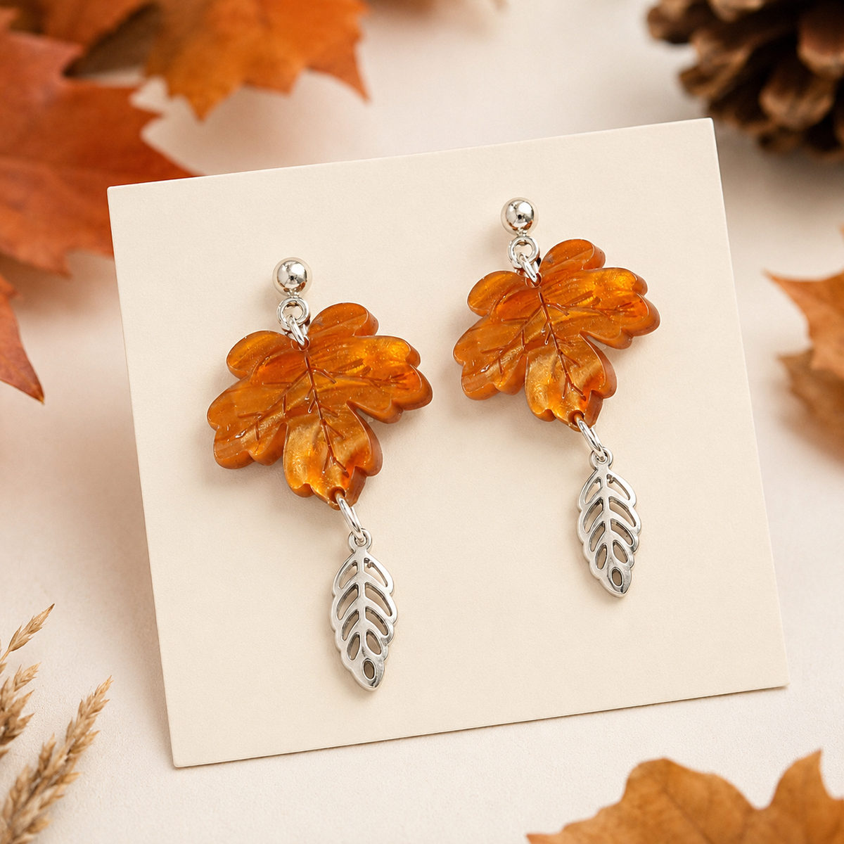 Pendientes Caida de Hojas