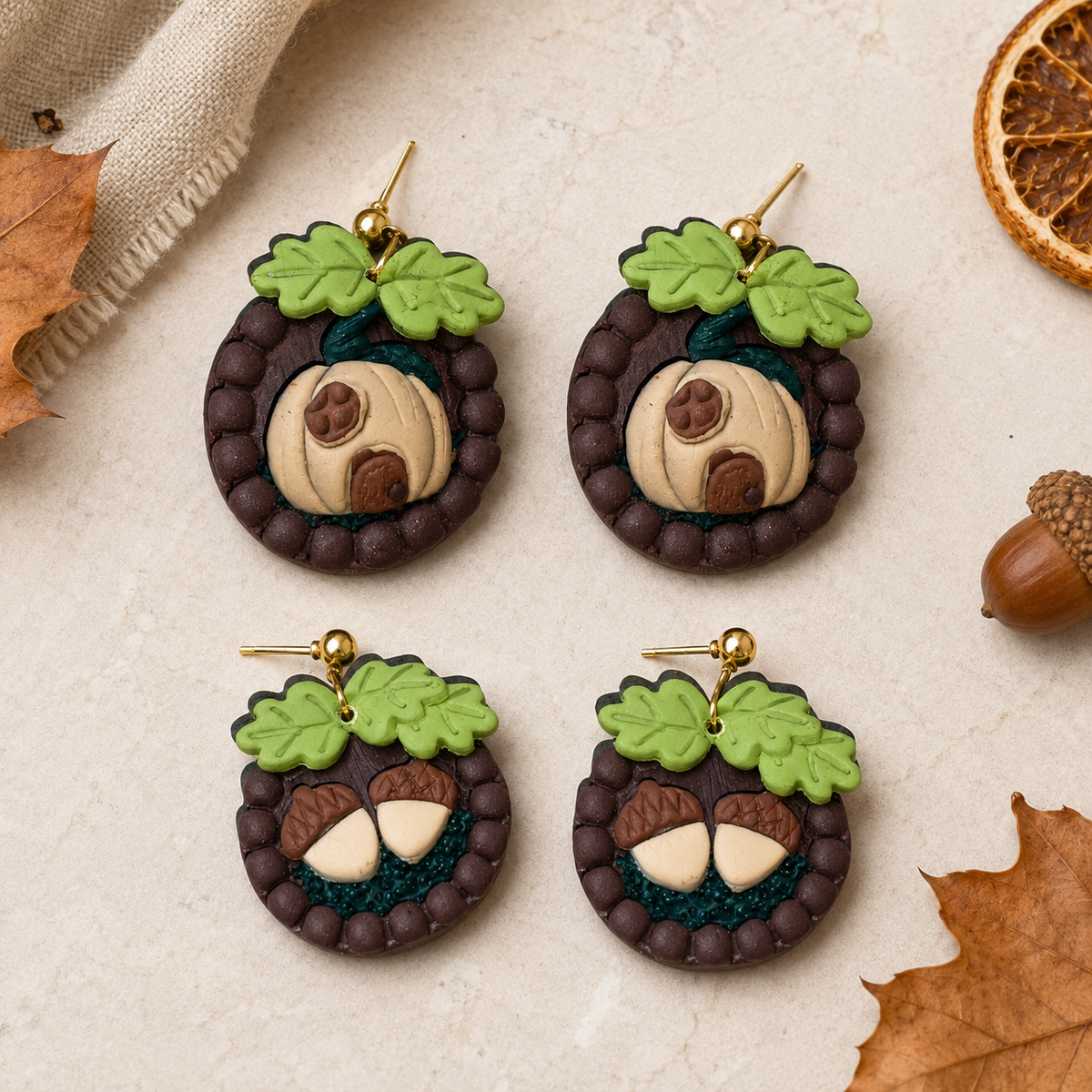 Pendientes Bosque Encantado