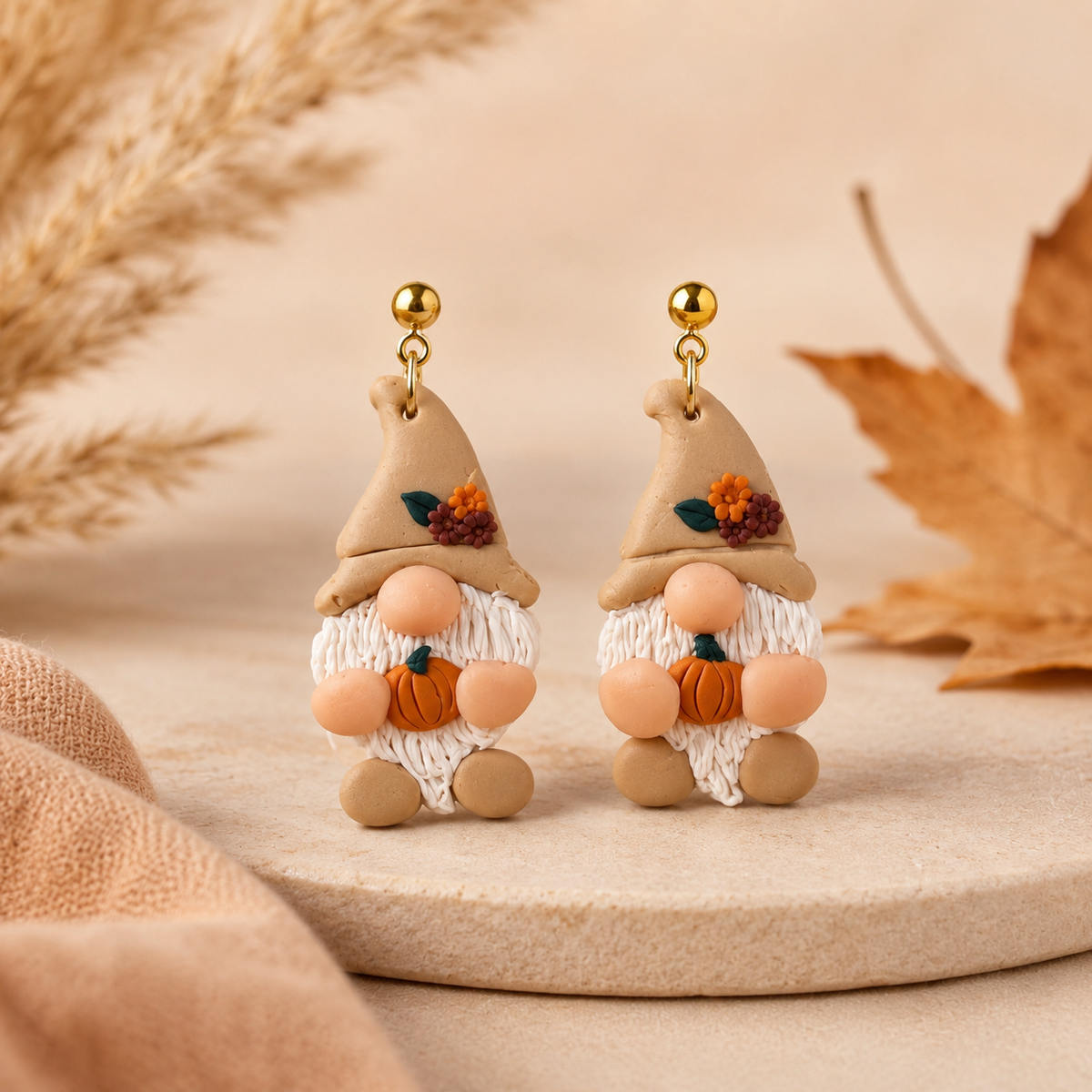 Pendientes Gnomo de Otoño