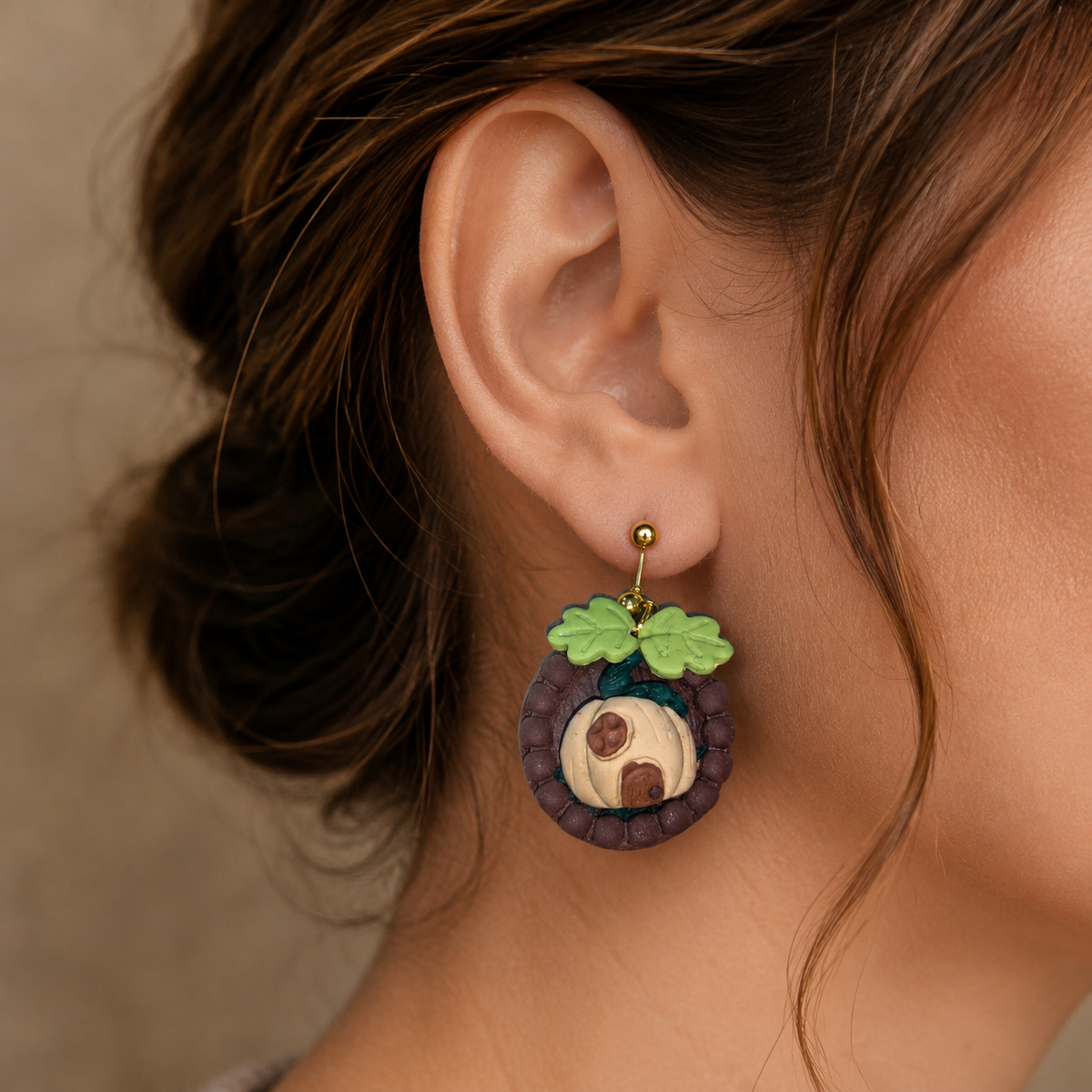 Pendientes Bosque Encantado, detalle 2