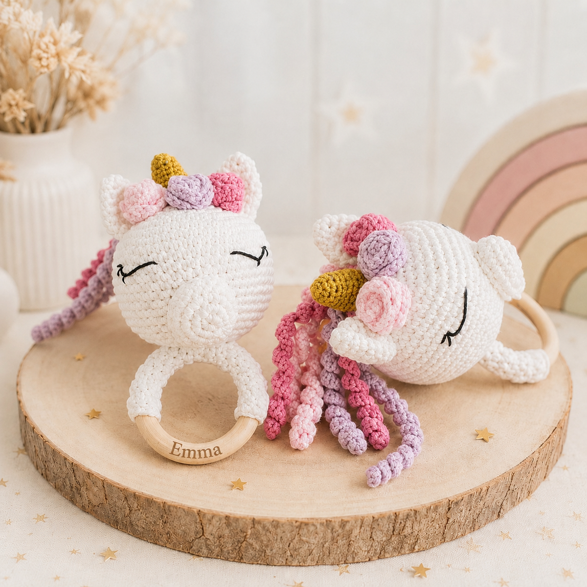 Unicornio Sonajero/mordedor