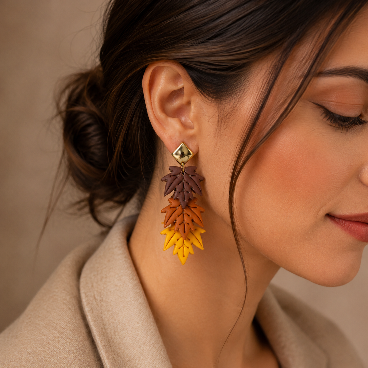 Pendientes Alondra, detalle 2