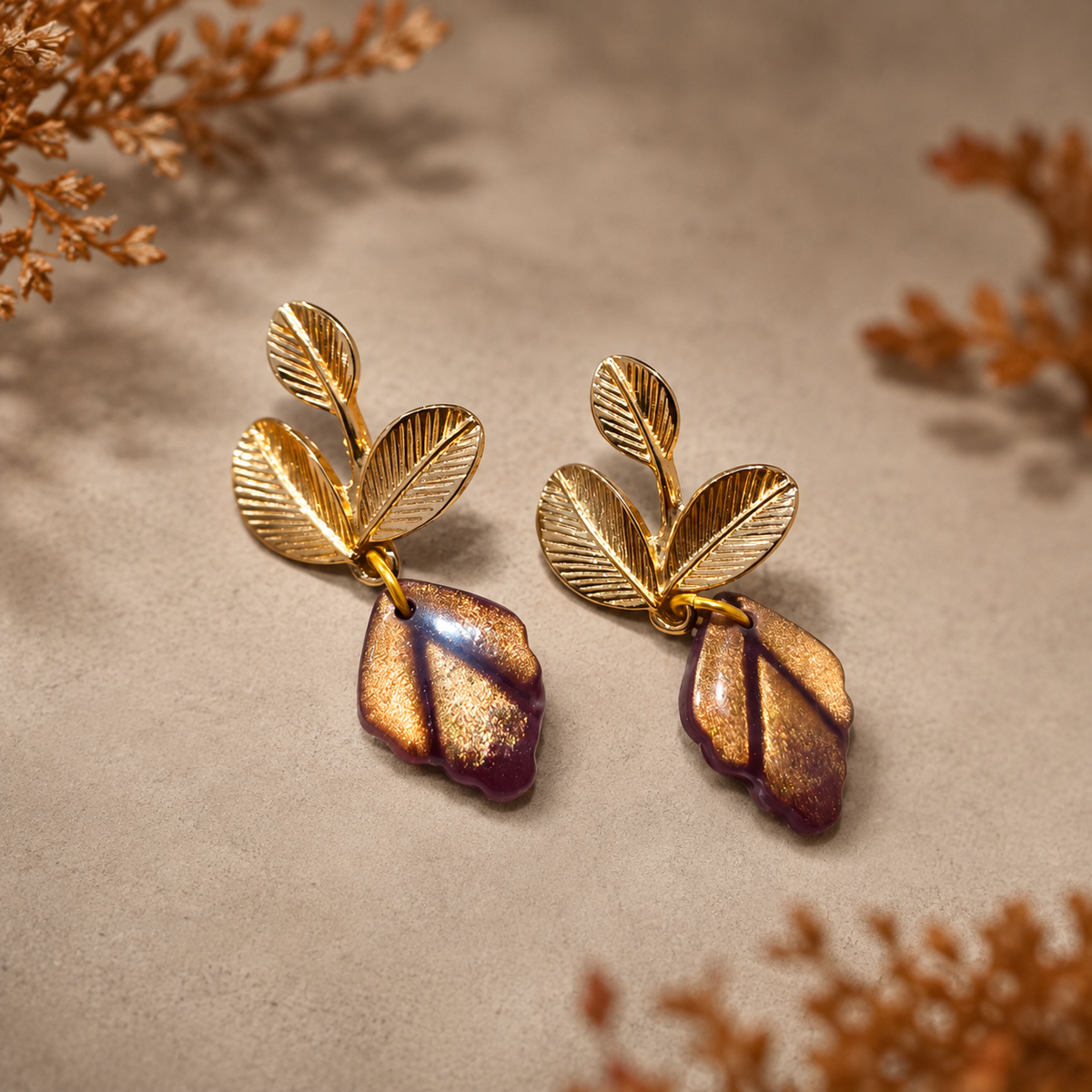 Pendientes Otoño Dorado