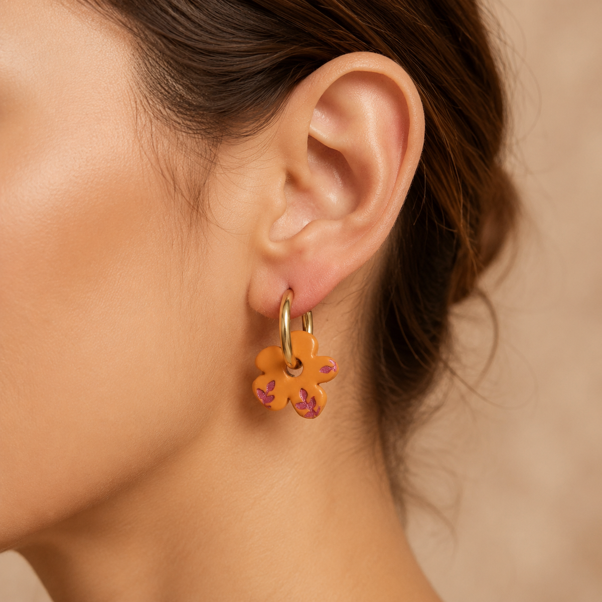 Pendientes Septiembre Aro, detalle 2