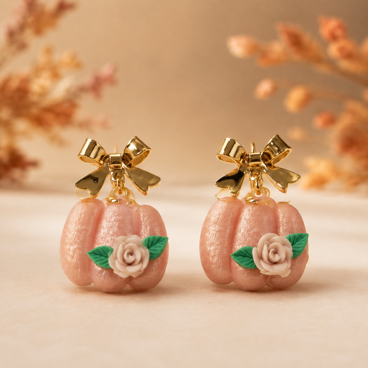 Pendientes Pumpkin Love