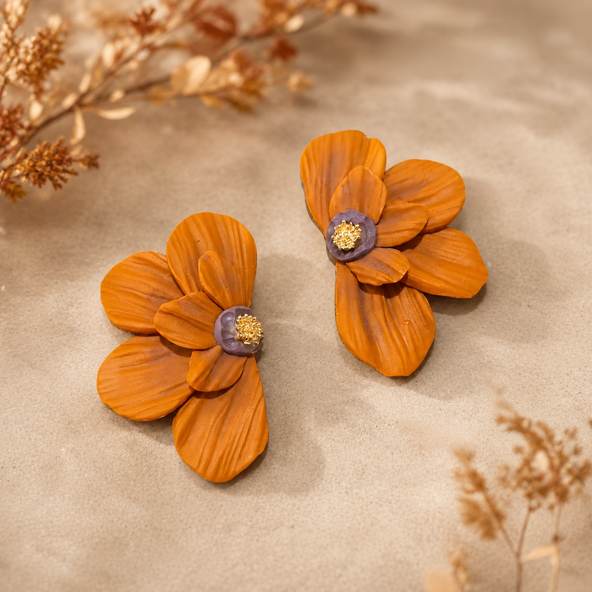 Pendientes Flor de Otoño
