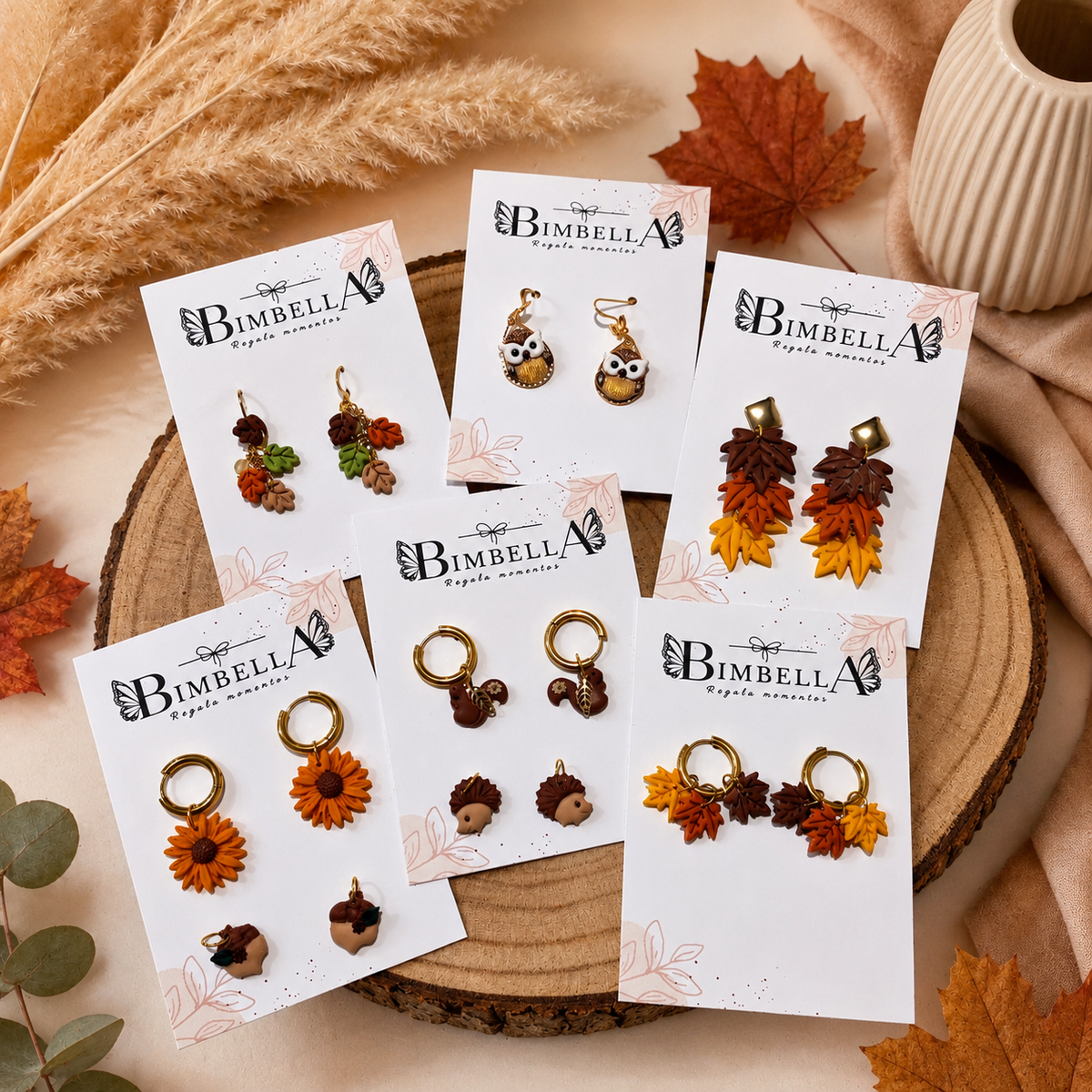 Opciones y detalles de personalización disponibles en productos Bimbella